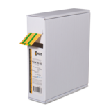 Термоусаживаемя трубка в евро-боксеT-BOX 16/8 желто-зеленый (10м) | 65633 | КВТ