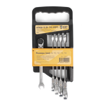 Набор гаечных комбинированных трещоточных ключей НТКШ-5 (8-14) | 79201 | КВТ