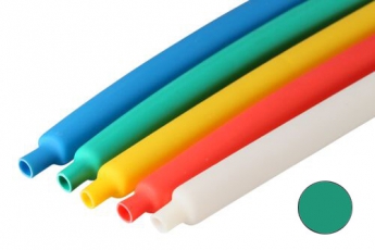 Трубка термоусаживаемая ТУТнг-LS-10/5 зеленая (100м/рул) | 66005 | КВТ