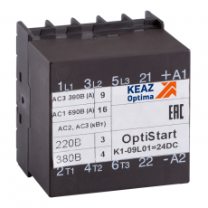Контактор OptiStart K1-09L10=24DC | 117359 | КЭАЗ