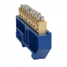 Шина нулевая с изолятором OptiKit BB-D-PE-DIN-6-8х12 желтый | 277877 | КЭАЗ