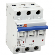 Выключатель нагрузки модульный OptiDin BM63P-340-УХЛ3 (ВМ63Р) | 103895 | КЭАЗ