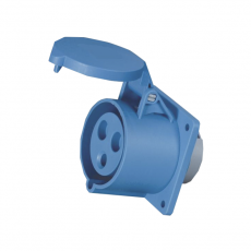 Розетка 323-32А-6h-220AC-2P+PE-IP44 | 229456 | КЭАЗ