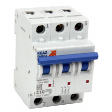 Выключатель автоматический двухполюсной OptiDin BM63-2K5-ОМ4-РЕГ | 235790 | КЭАЗ