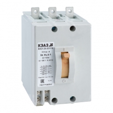 Выключатель автоматический ВА21-29-321810-63А-12Iн-400AC-НР110AC/DC-У3 | 248975 | КЭАЗ