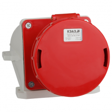 Розетка 145-125А-6h-380AC-3P+PE+N-IP67 | 241222 | КЭАЗ