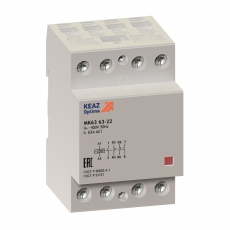 Контактор модульный OptiDin МК63-6322-24AC/DC | 142270 | КЭАЗ