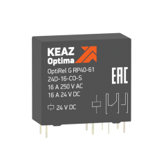 Реле промежуточное OptiRel G RP40-61-24D-16-NO-S | 281037 | КЭАЗ