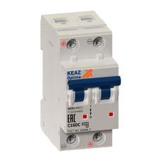 Выключатель автоматический двухполюсной OptiDin BM63-2L32-DC-УХЛ3-РЕГ | 243154 | КЭАЗ