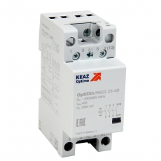 Контактор модульный OptiDin МК63-2540-24AC/DC | 236138 | КЭАЗ