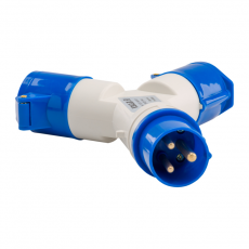 Адаптер 1012-16А-6h-220AC-2P+PE-IP44 | 235595 | КЭАЗ