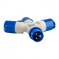 Адаптер 1013-16А-6h-220AC-2P+PE-IP44 | 235597 | КЭАЗ
