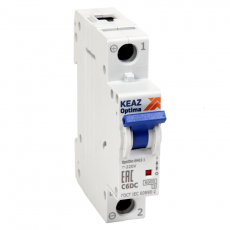 Выключатель автоматический однополюсный OptiDin BM63-1B5-DC-УХЛ3-РЕГ | 280629 | КЭАЗ