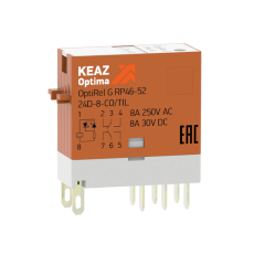 Реле промежуточное OptiRel G RP46-52-110D-8-CO/TIL | 281057 | КЭАЗ