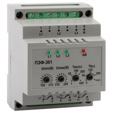 Реле выбора фаз OptiDin ПЭФ-301-УХЛ4 | 114066 | КЭАЗ