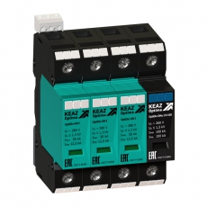 Ограничитель импульсных перенапряжений (УЗИП) OptiDin OM-I-3+Nu-280/12,5/R | 114277 | КЭАЗ