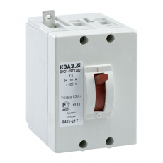 Выключатель автоматический ВА21-29Т-120010-20А-1,5Iн-600DC-З/П-У3 | 100228 | КЭАЗ