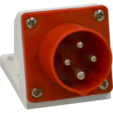 Вилка 514-16А-6h-380AC-3P+PE-IP44 | 241214 | КЭАЗ