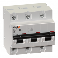 Выключатель автоматический трехполюсный ВА47-100 40А C 10кА (ВА47-100-3С40-УХЛ3) | 233032 | КЭАЗ