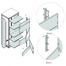 Комплект установки панели монтажной укороченной OptiBox M | 259028 | КЭАЗ
