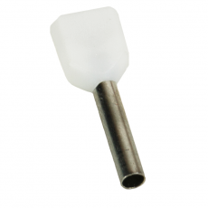 Наконечник штыревой втулочный под два провода OptiKit T-Shv2-PVC- 0,75-10(100шт) | 278044 | КЭАЗ