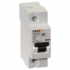 Выключатель автоматический однополюсный ВА47-100 32А D 10кА (ВА47-100-1D32-УХЛ3) | 233045 | КЭАЗ