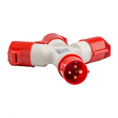 Адаптер 1013-14-16А-6h-380AC-3P+PE-IP44 | 235598 | КЭАЗ