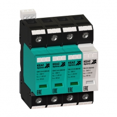 Ограничитель импульсных перенапряжений (УЗИП) OptiDin OM-II-3+N-280/40/R | 114313 | КЭАЗ