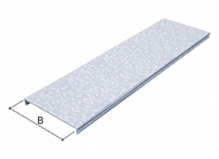 Крышка лотка 3000х300 | KL300 | КМ-профиль