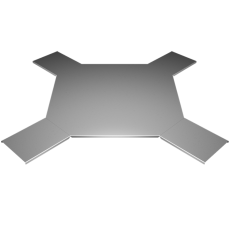 Крышка лестничного Х-разветвителя 400 | KLXD400 HD | КМ-профиль