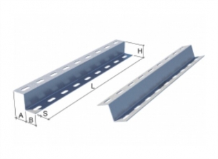 Профиль Z-образный 32х40х32х1,5 | Z32*40*32*1.5*2500 | КМ-профиль