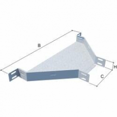 Ответвитель Т-образный 50х50 | TU50*50 | КМ-профиль