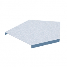 Крышка угла горизонтального 45х300 | KLGL45*300 | КМ-профиль