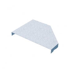 Крышка переходника левого 50-300 HD | KPD50-300-L HD | КМ-профиль