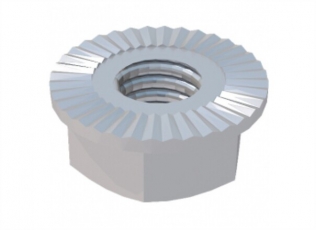 Гайка специальная с фланцем М8 DIN 6923 | GS8 | КМ-профиль