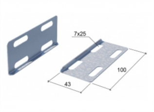 Пластина соединительная 50 | SP1 | КМ-профиль