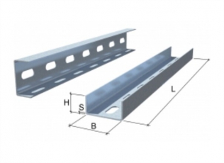 Швеллер 40х80х2,0 | P40*80*2.0*2500 | КМ-профиль