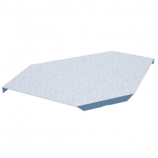 Крышка угла горизонтального 90х300 | KLGL90*300 | КМ-профиль