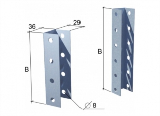 Опора для консолей 400-500, 180мм | OKB | КМ-профиль