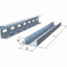 Швеллер 50х50х4,0 | P50*50*4.0*800 | КМ-профиль