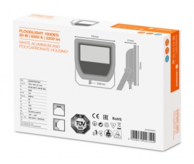 Прожектор светодиодный ДО-20Вт 6500К 2200Лм IP65 чёрный LEDVANCE | 4058075097544 | LEDVANCE