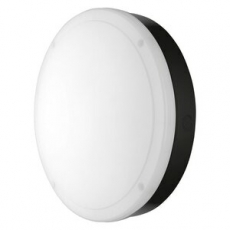 Светильник светодиодный пылевлагозащищенный для ЖКХ ДПО-15Вт 3000K 1400лм IP65 черный 250мм с датчиком LEDVANCE BULKHEAD | 4058075375284 | LEDVANCE