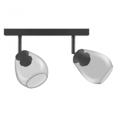 Светильник потолочный/настенный серии Винтаж 1906 CONE SPOT 2X Дымчато-серый IP 20 1906 CONE SPOT 2X 450X170X230 G SMLEDV | 4058075216907 | Ledvance