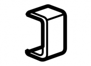 Накладка на стык Н20 белая | 033648 | Legrand