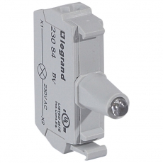 Блок подсветки для индикаторных кнопок и диффузоров - Osmoz - для комплектации - с пружинными клеммами - 230 В~ - жёлтый | 023084 | Legrand