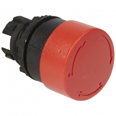 Кнопка с грибовидным толкателем ? 32 - Osmoz - возврат-поворот - экстр. откл. - без подсв. - IP 66 - красный | 023880 | Legrand