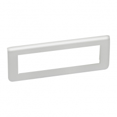 Рамка пластиковая Mosaic 8 модулей Алюминий | 079318 | Legrand