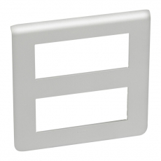Рамка пластиковая Mosaic 2х5 модулей Алюминий | 079330 | Legrand