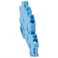 Пружинная клемма Viking 3 - двухполюсная - 4 проводника - шаг 6 мм - синий | 037208 | Legrand