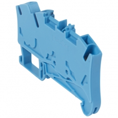 Пружинная клемма Viking 3 - однополюсная - 3 проводника - шаг 6 мм - синий | 037244 | Legrand